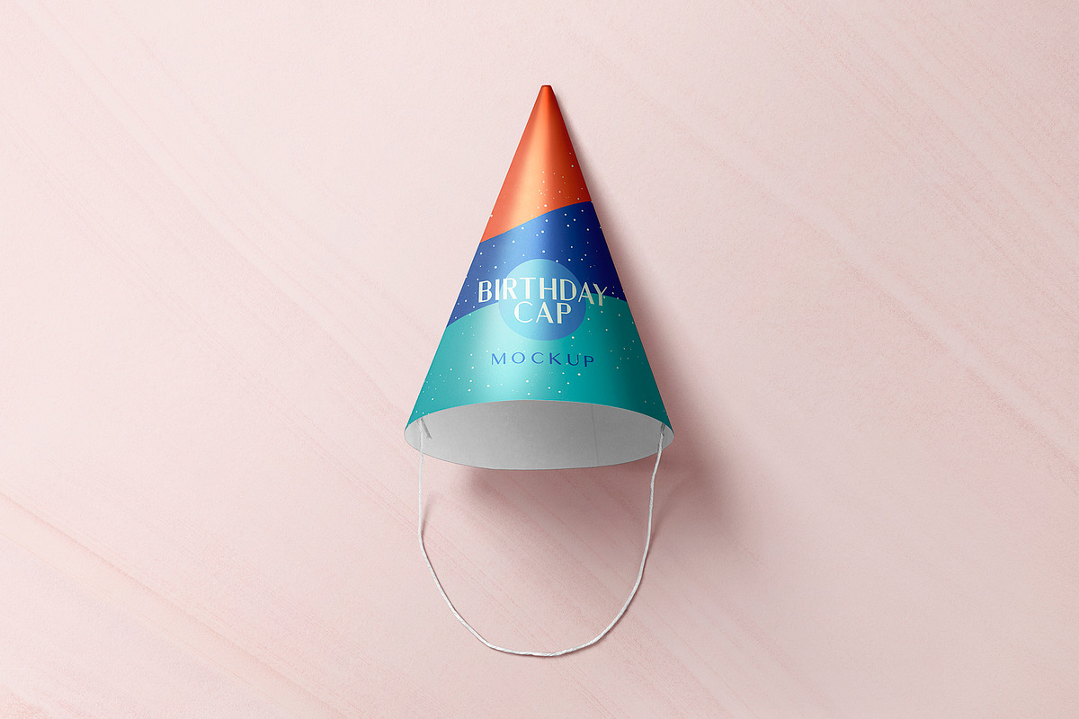 Birthday Hat Mockup, a Product Mockup by PixelVoyager (Photo 4 of 7)