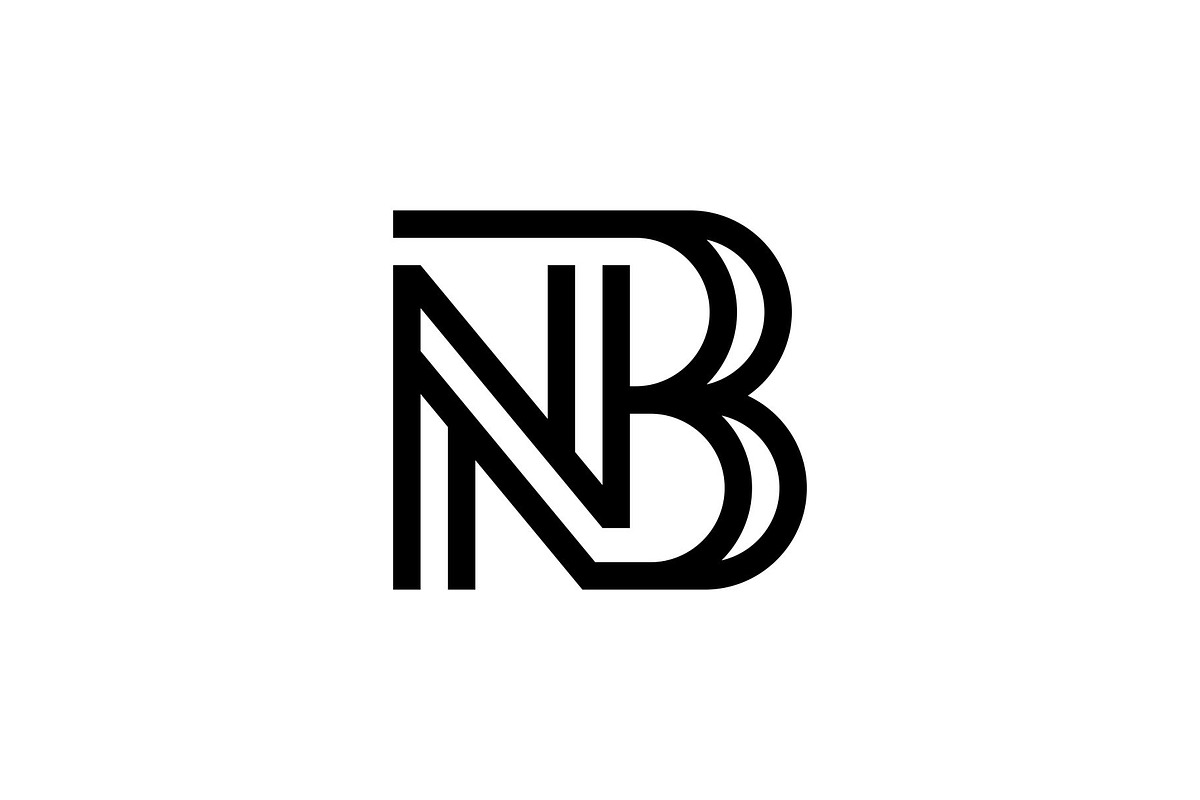 Letter BN NB Logo, a Branding & Logo Template by Buqancreative (Photo 1 of 4)
