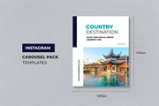 Blue Destination Instagram Carousel, a Social Media Template by UICreative (Thumbnail 2 of 4)