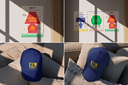 Living Room Lifestyle Mockups, a Mockup by Vitora Mockup (Thumbnail 5 of 12)