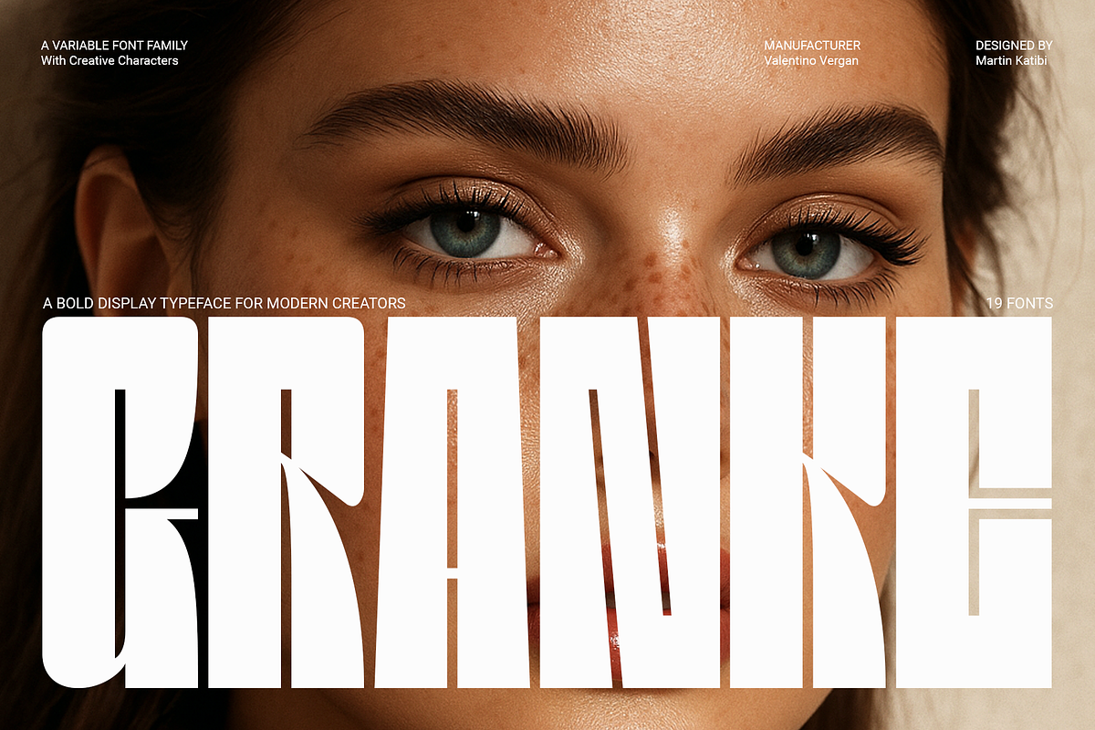 Granke - A Bold Display Typeface, a Sans Serif Font by Valentino Vergan (Photo 1 of 18)