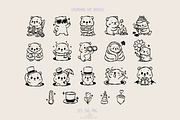 Kawaii Groundhog Day Line art, an Animal Illustration by Blumensdiary (Thumbnail 2 of 5)