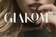 Glakome – Modern Contrast Sans Serif, a Sans Serif Font by BrandSemut (Thumbnail 1 of 12)