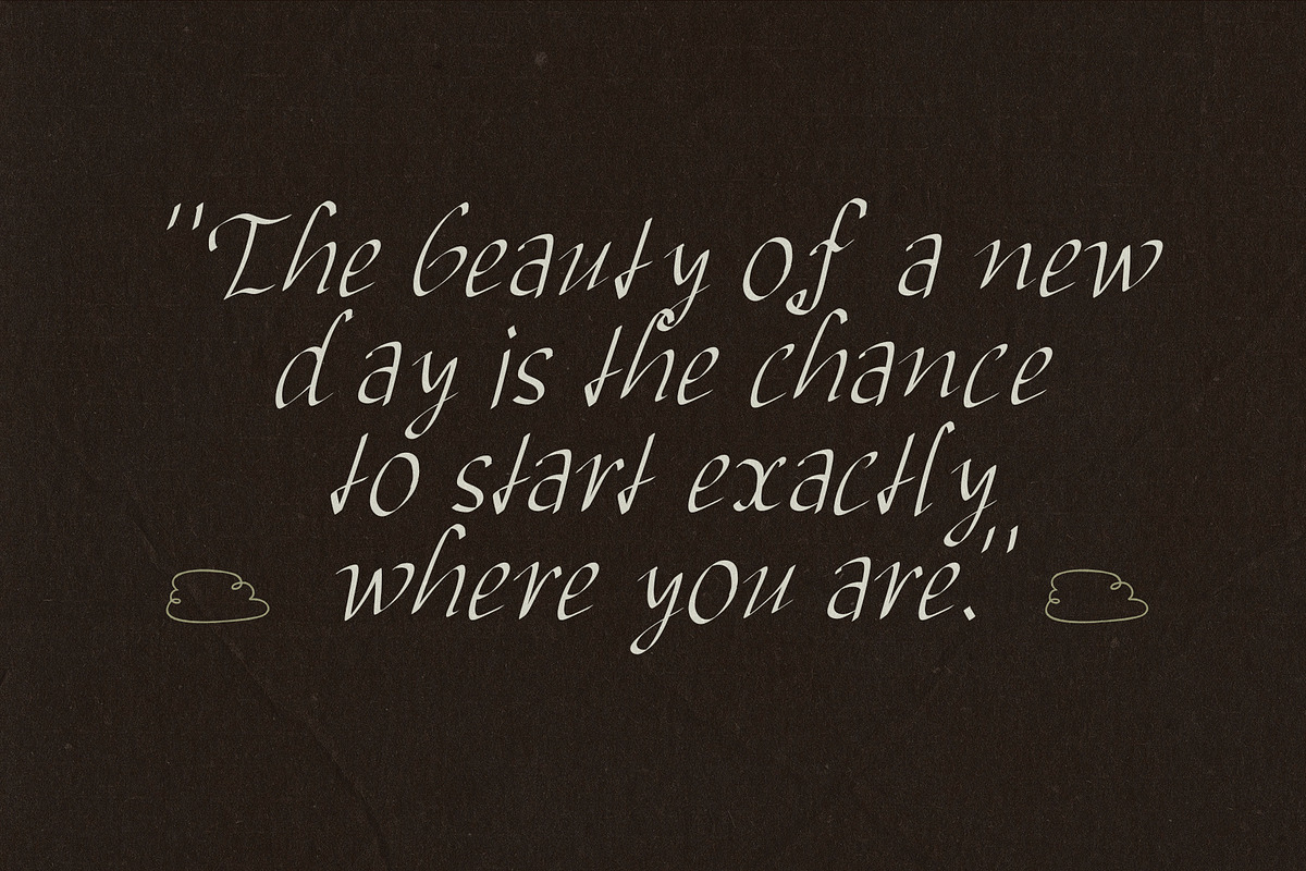 Romantic Handwritten Caligraphy Font, a Script Font by Ashiya Pixel (Photo 9 of 13)