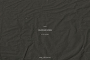 Black Crumpled Paper Textures | JPG, a Texture Graphic by Studio Viita (Thumbnail 6 of 10)