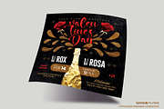 Valentines Day Party Flyer Template, a Flyer Template by Satgur Graphic Design (Thumbnail 6 of 6)
