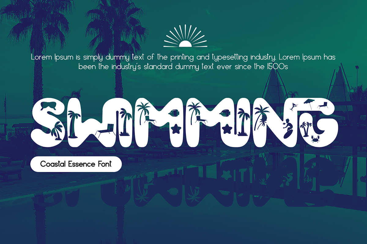 COASTAL ESSENCE - DECORATIVE FONT, a Sans Serif Font by 177Studio (Photo 2 of 8)