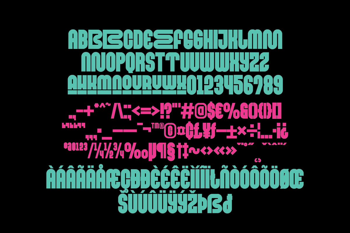 Monblock Font – Bold Logo Font, a Sans Serif Font by Typebae (Photo 8 of 8)