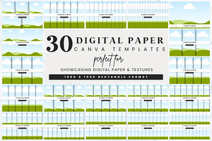 Canva Paper Mockups – 3:2 Bundle, a Presentation Template by illuztrate