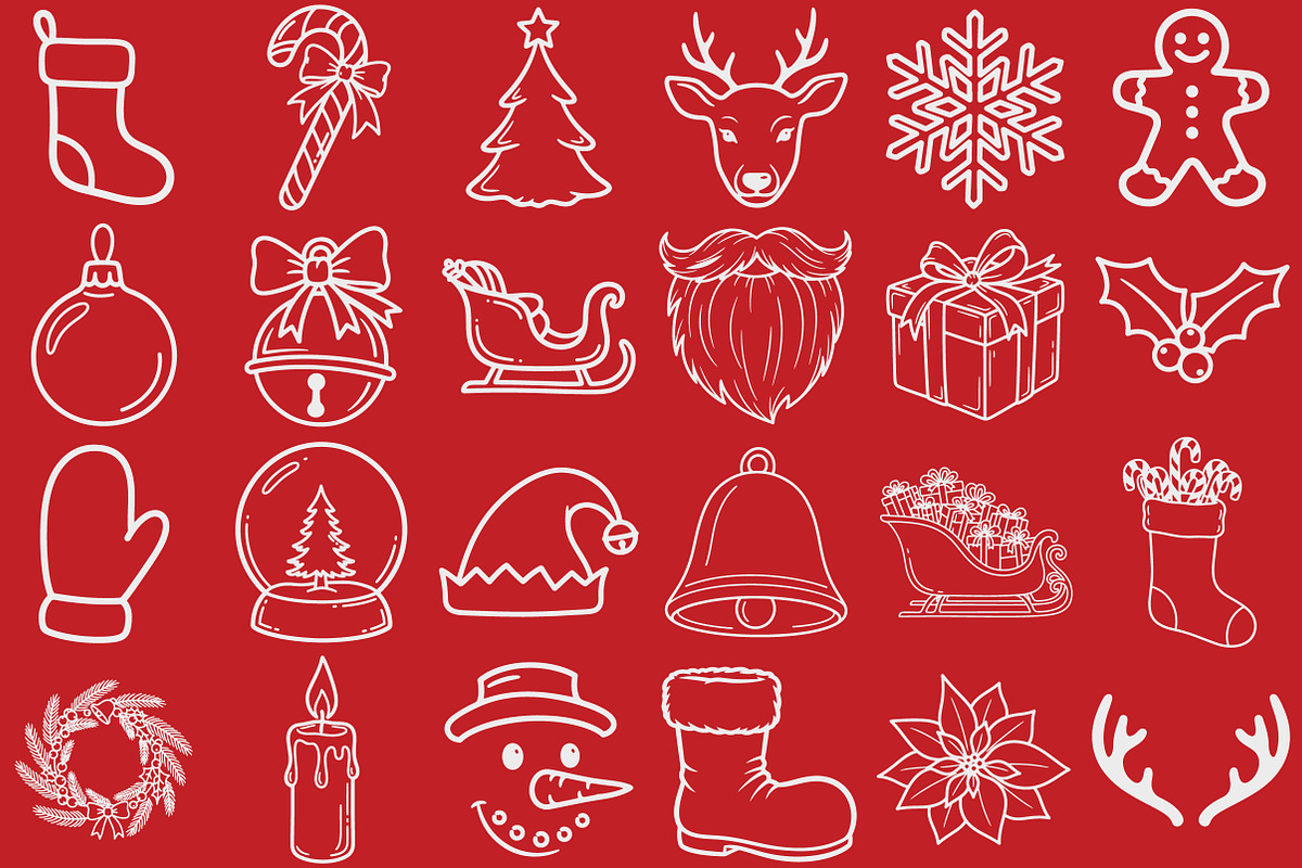 Christmas Hand-Drawn Clipart Png, an Illustration by Daily.Designs (Photo 5 of 5)