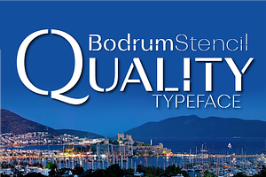 Bodrum Stencil - 50% SAVE