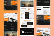Shipz - Cargo Logistic Landing Page, a Websites & App Template by SLAB! Design (Thumbnail 3 of 4)