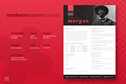 Modern Resume / CV Template, a Resume Template by The Path (Thumbnail 1 of 4)