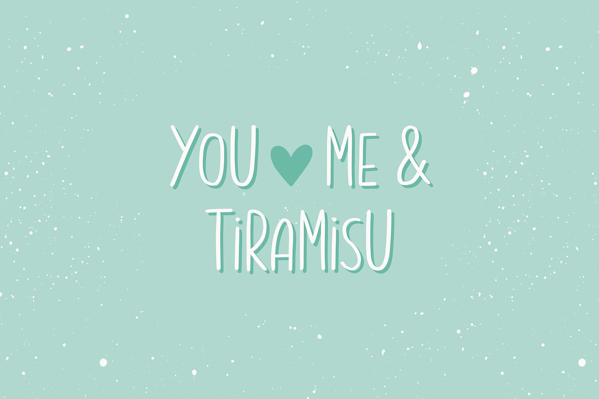 Tiramisu | Handwritten Font, a Sans Serif Font by Faber Co. (Photo 5 of 6)