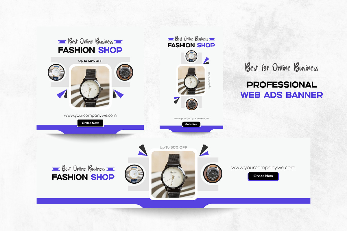 Business Web Banner Ads Set, a Marketing Template by Tahnix Creative (Photo 2 of 2)