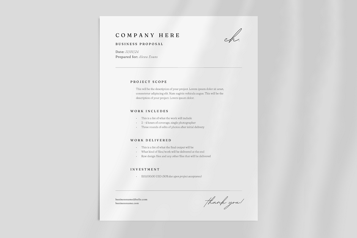 Small Business Template Bundle Canva, a Stationery Template by frommakertomaker (Photo 2 of 9)