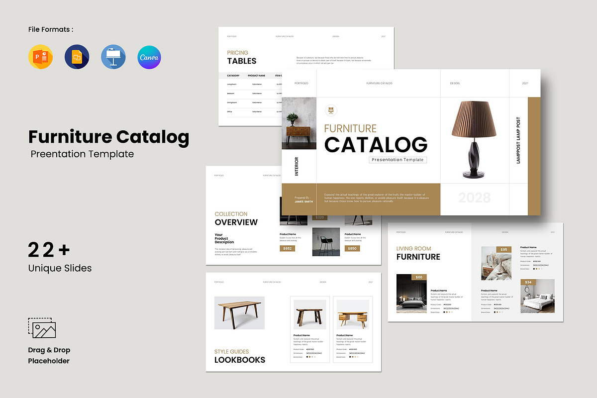 Furniture Catalog Presentation Canva, a Presentation Template by Cleffon_Graphic_Studio (Photo 1 of 4)