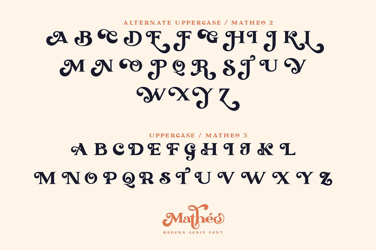 Matheo, a Serif Font by Burntilldead (Photo 9 of 15)