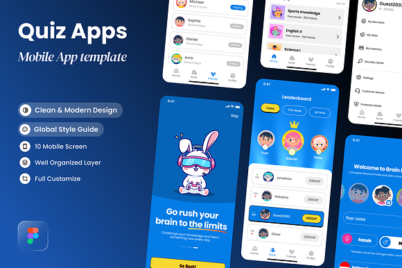Brain Rush! - Quiz App Mobile preview 5