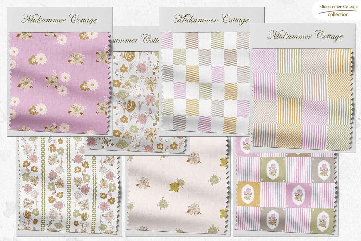 Midsummer Cottage - Patterns, a Pattern Graphic by InaCorart (Photo 5 of 6)