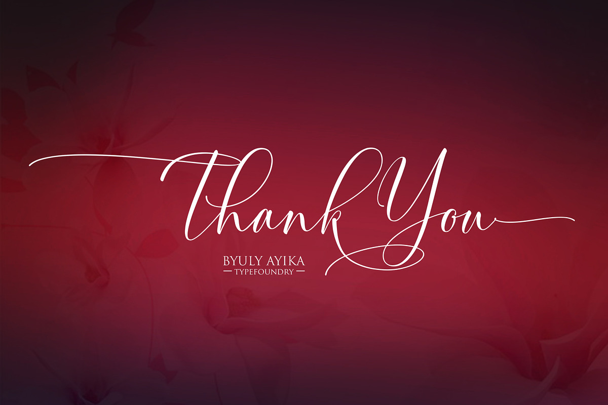 Magnolia Modern Script, a Script Font by Byuly Ayika (Photo 9 of 9)