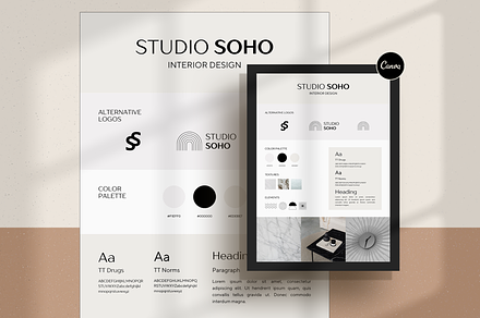Interior Designer Brand Board