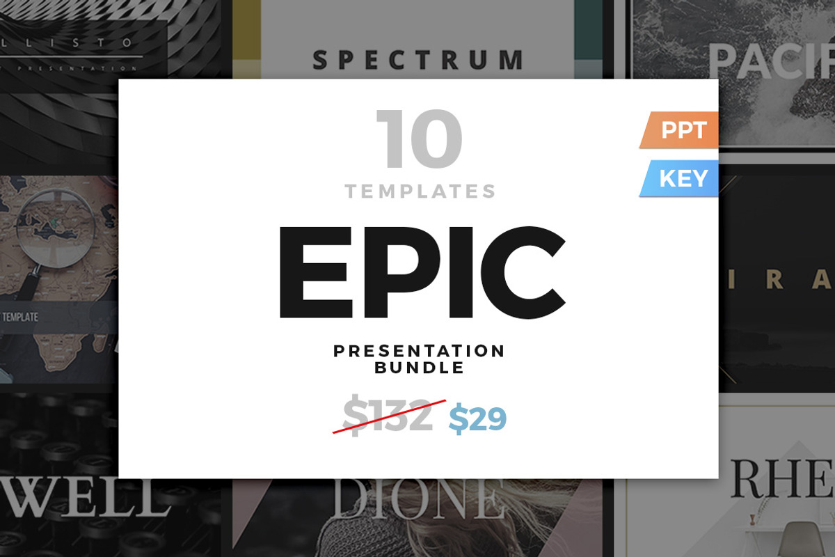 Epic Presentation Bundle, a Presentation Template by SlideStation (Photo 1 of 11)