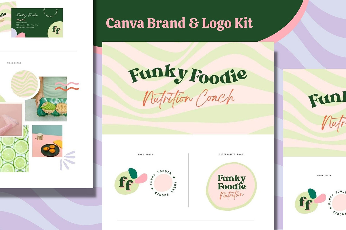 Bold logo design, Canva Branding Kit, a Branding & Logo Template by Kurly Creative (Photo 4 of 10)
