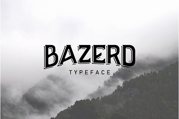 BAZERD - Typeface preview 7