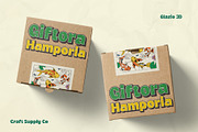 Glazio 3D, a Sans Serif Font by Craft Supply Co. (Thumbnail 5 of 8)