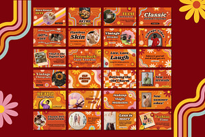 50 Retro Cover Templates Groovy