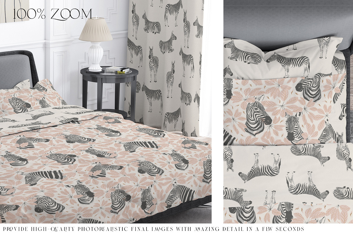 Bedding & Curtain Mockups, a Product Mockup by mock-ups (Photo 4 of 10)
