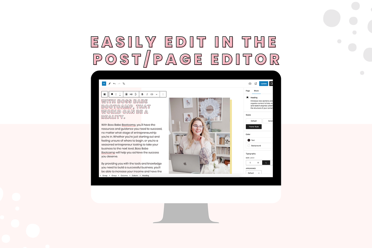 Pastel Service Sales Templates, a WordPress Template by ltsdesigns (Photo 3 of 4)