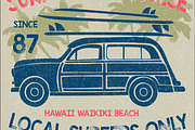 VECTOR SET OF VINTAGE CARS, an Illustration by ulasokuyucu (Thumbnail 5 of 7)