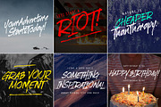 Whicker Font Duo, a Script Font by Tom Chalky (Thumbnail 3 of 7)