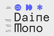 CS Daine Mono – Monospaced Font