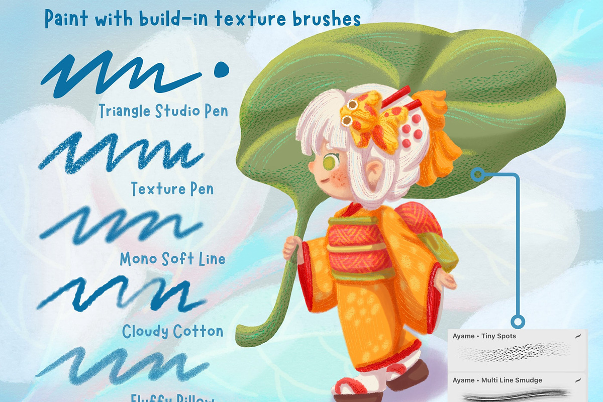 Whimsical iBox kawaii procreate brus, a Brush Add-On by ProcreateiBox (Photo 4 of 8)