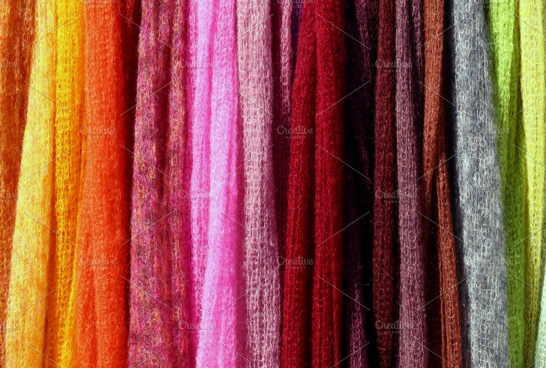 Colorful fabric background, an Abstract Photo by BOOCYS