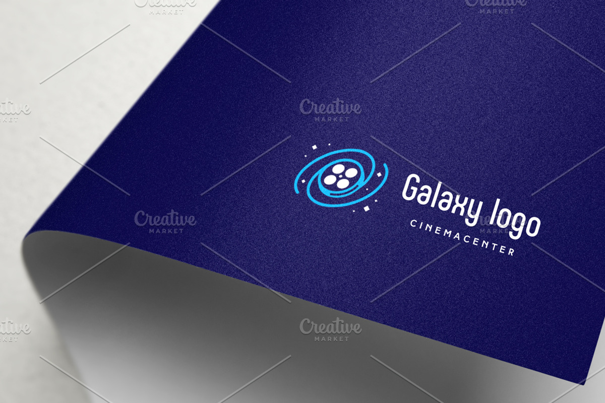 Galaxy Cinema/movie theater logo, a Branding & Logo Template by Dima&Leta Stolz (Photo 6 of 7)