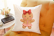 Cute Christmas Png Girly Gingerbread, an Illustration by Sublimation Artist (Thumbnail 9 of 9)