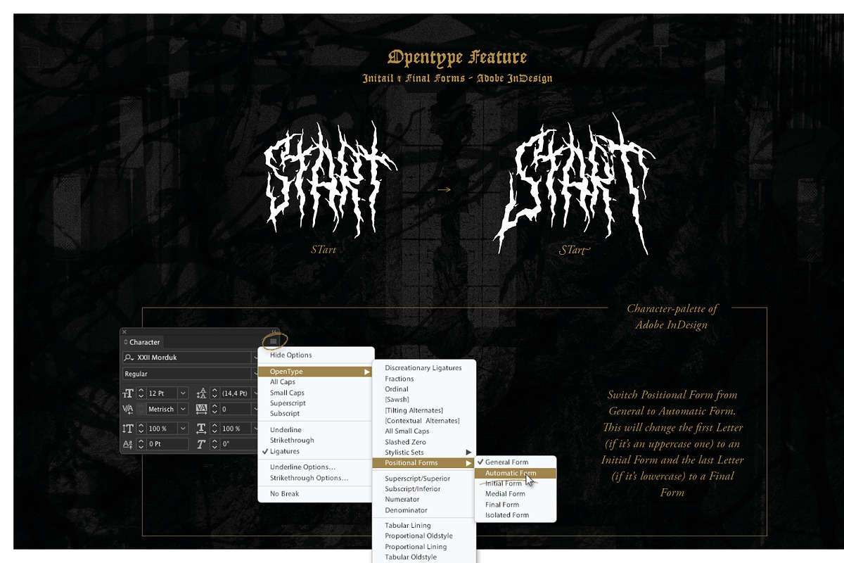 XXII Morduk, a Font by Doubletwo Studios (Photo 9 of 11)