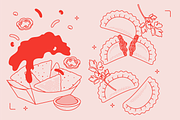 MEXICAN FOOD VECTOR ILLUSTRATIONS, a Food Illustration by TheFoodAtlas (Thumbnail 4 of 16)