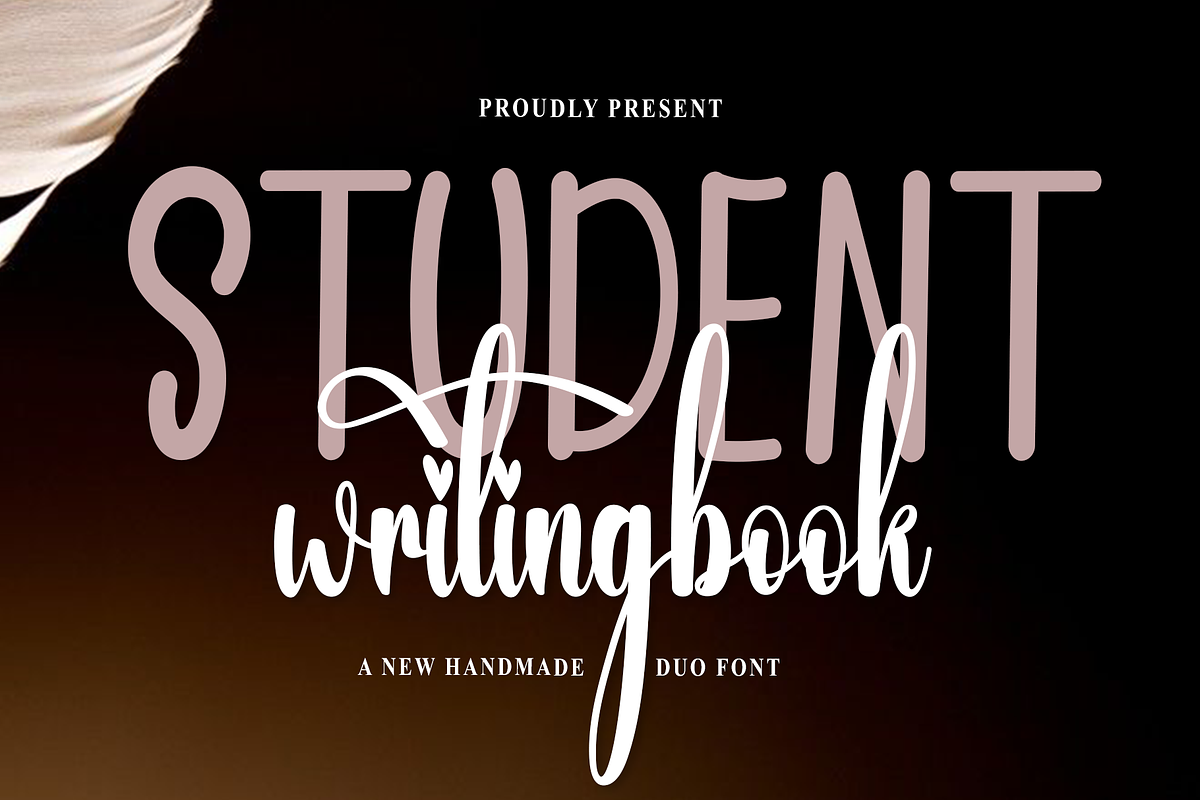 Student Writingbook, a Handwritten Font by FreshTypeINK (Photo 1 of 8)