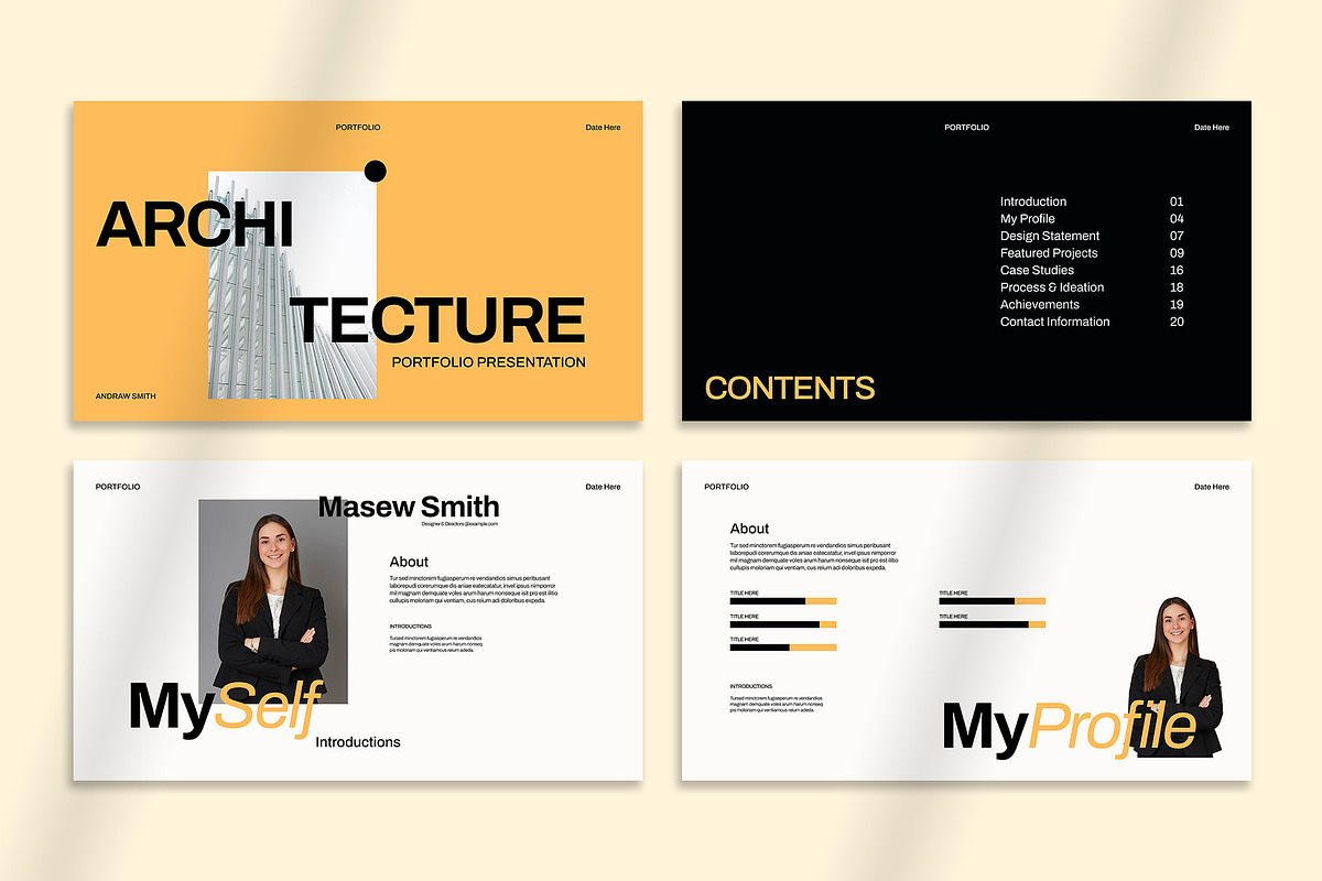 Architecture Portfolio Presentation, a Presentation Template by Oriofix (Photo 5 of 9)