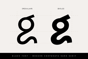 Black - Modern Corporate Sans Serif