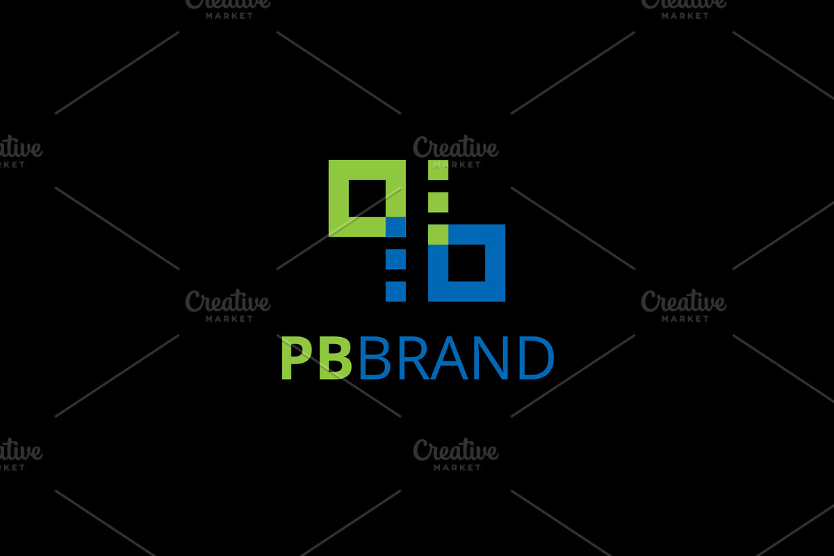 PB Brand Logo, a Branding & Logo Template by Maraz Logo | Creative Market