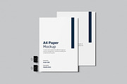 High Quality A4 Paper Mockup, an Advertising Mockup by swsi-studio (Thumbnail 2 of 5)