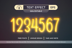 Firefly - Editable Text Effect