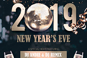 2019 New Year Eve, a Flyer Template by What a Story (Thumbnail 5 of 5)