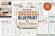 Digital Success Blueprint, a Stationery Template by Designmela01 (Thumbnail 1 of 4)